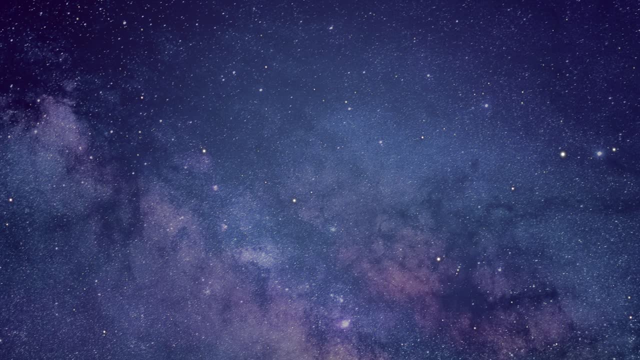 Endless space journey through galaxies and stars, 4K looped cosmic background