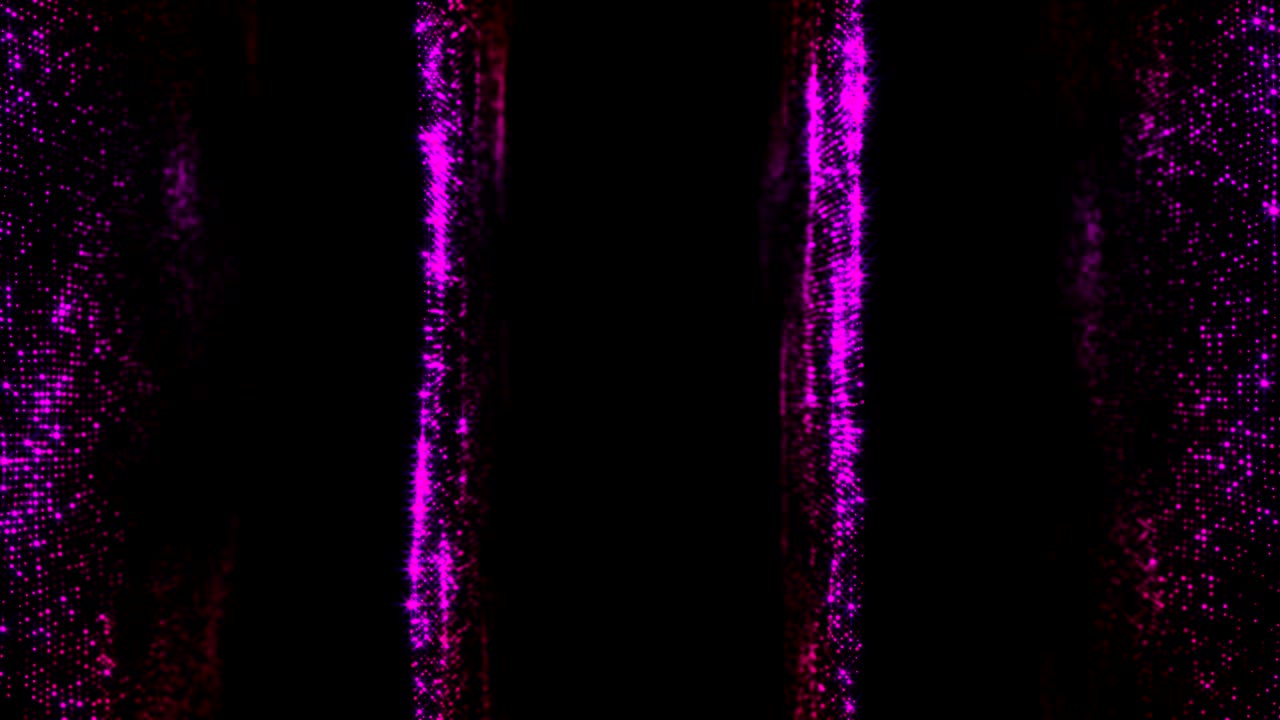 Particelle viola scintillanti. Sfondo astratto in loop