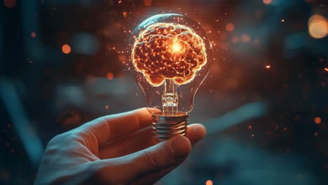 brain lightbulb