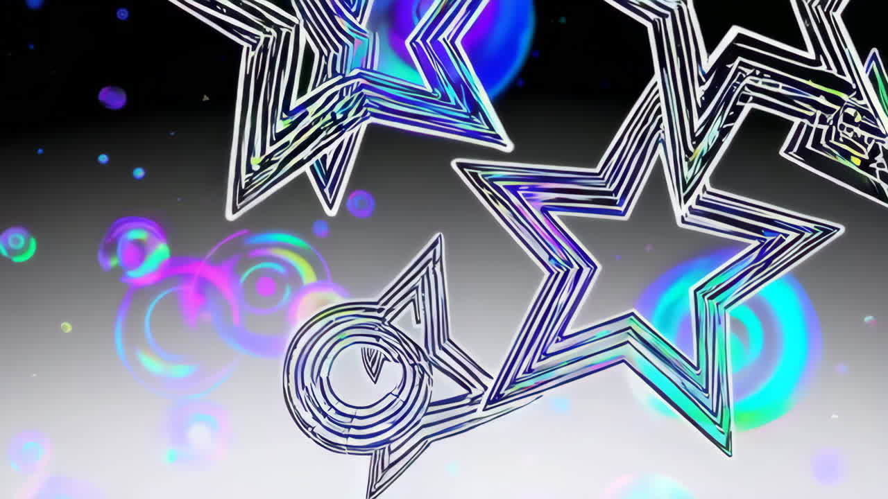 Abstract Holographic Star Patterns