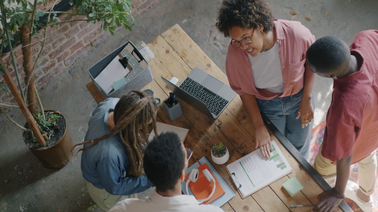 reunión de equipo de colaboración