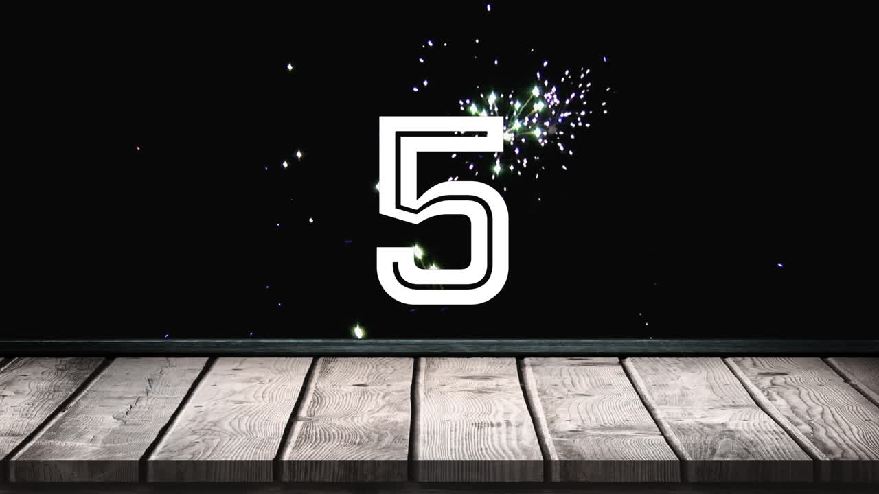 Animated countdown video