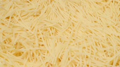 Macro Video of Instant Noodles Spinning in a Circle Raw Macaroni top View Macro Video of Instant Noodles Spinning in a Circle Raw Macaroni top View