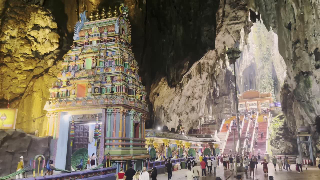 Batu Caves: A Colorful Hindu Temple in a Malaysian Cave