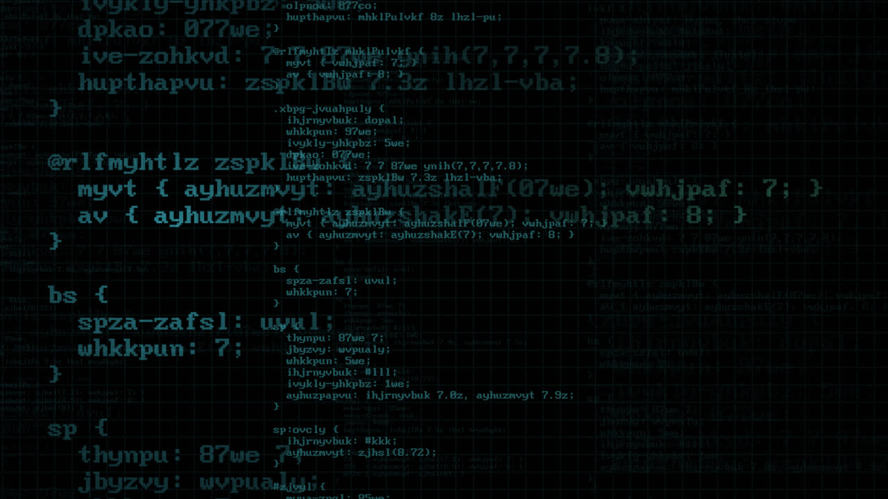 Dynamic hacking program code appears on user interface display