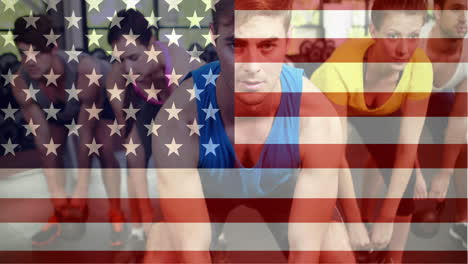 gente en el video del gimnasio