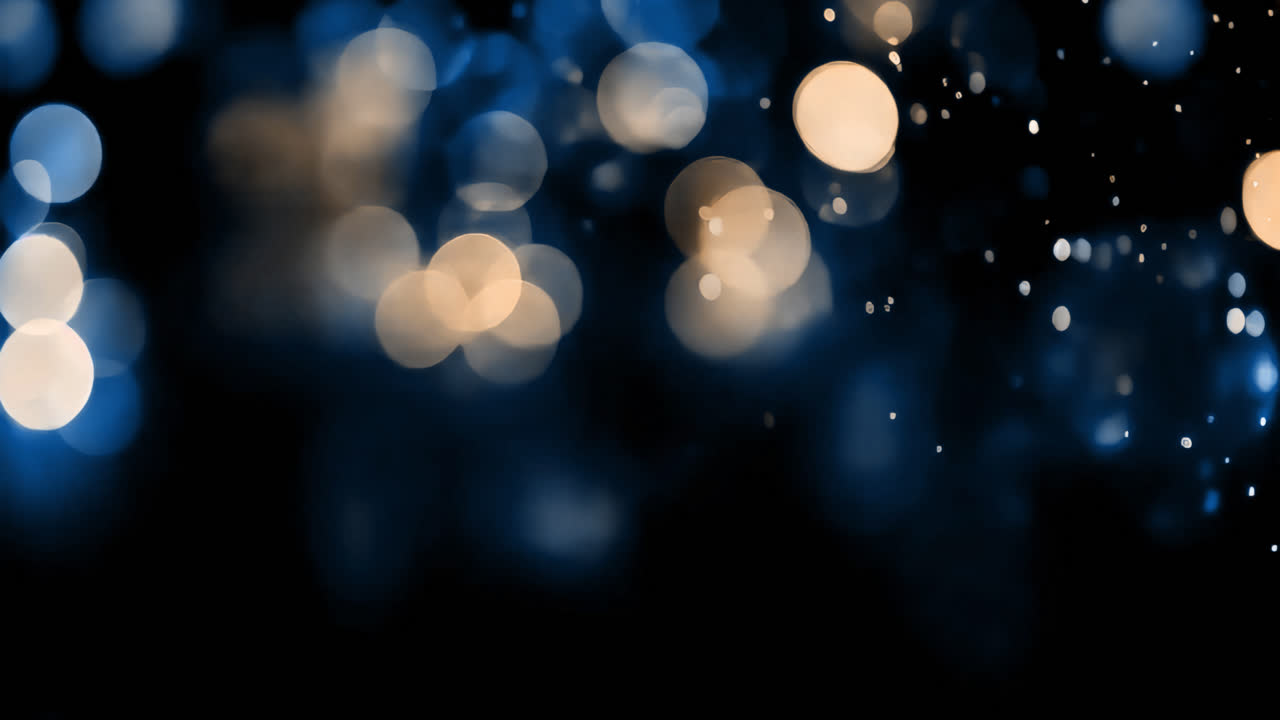 Abstract bokeh lights background animated overlay, transparent 4K video, alpha channel, ProRes 4444