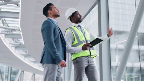 tablet, collaboration or construction