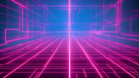 el corredor de neón cyberpunk