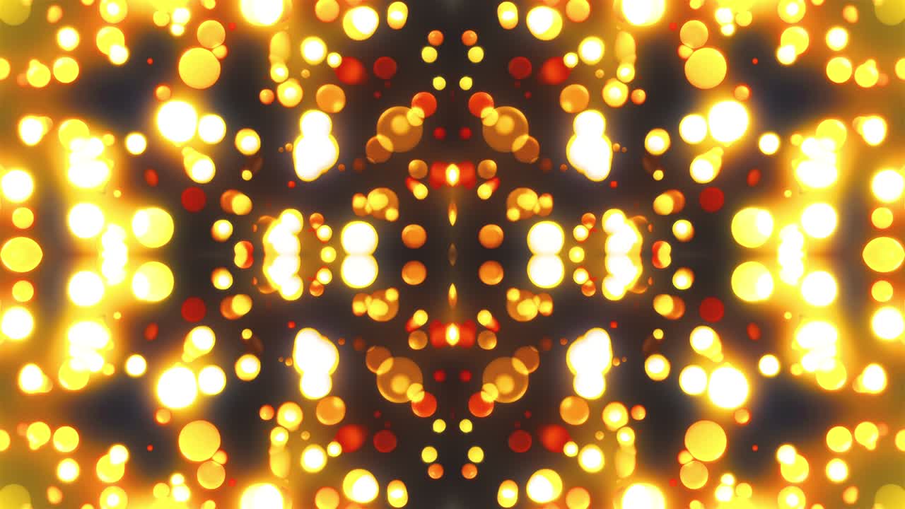 Scattering christmas gold particles