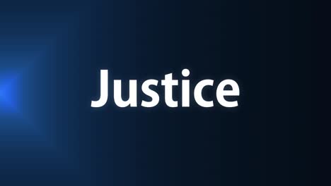 justice text animation message motion graphics