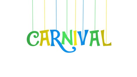 animated "carnival" text