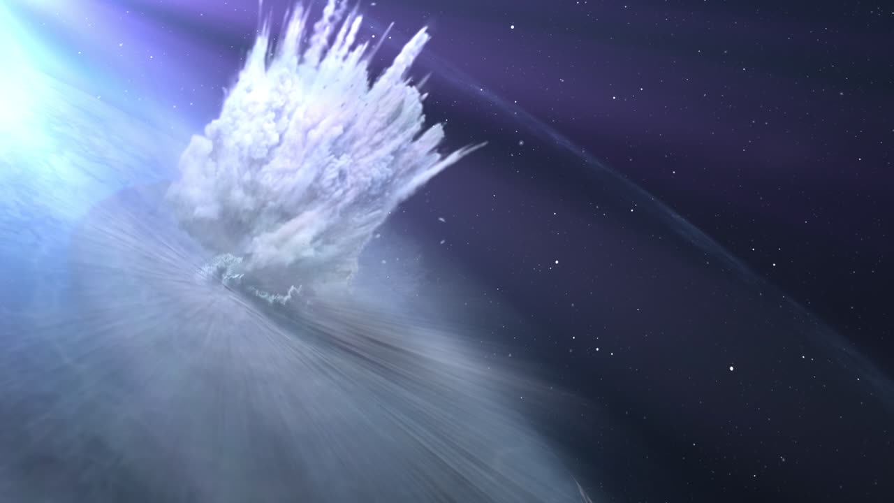 Space Explosion and Star Formation