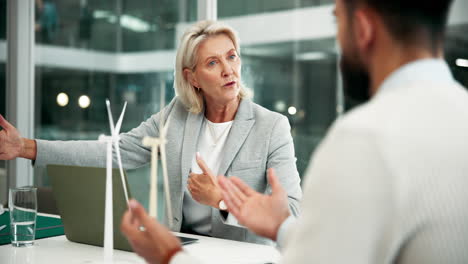 business meeting about sustainable energy