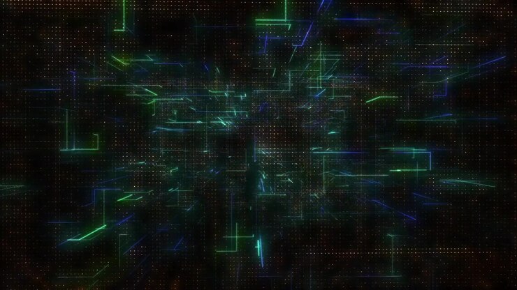 Animazione di flusso di dati di matrice digitale