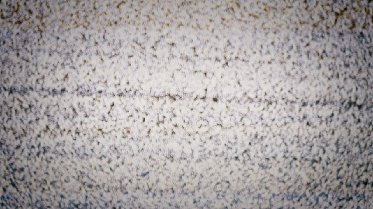 색 노이즈와 간섭을 가진 tv 화면, 빈티지 tv 정적 디스플레이