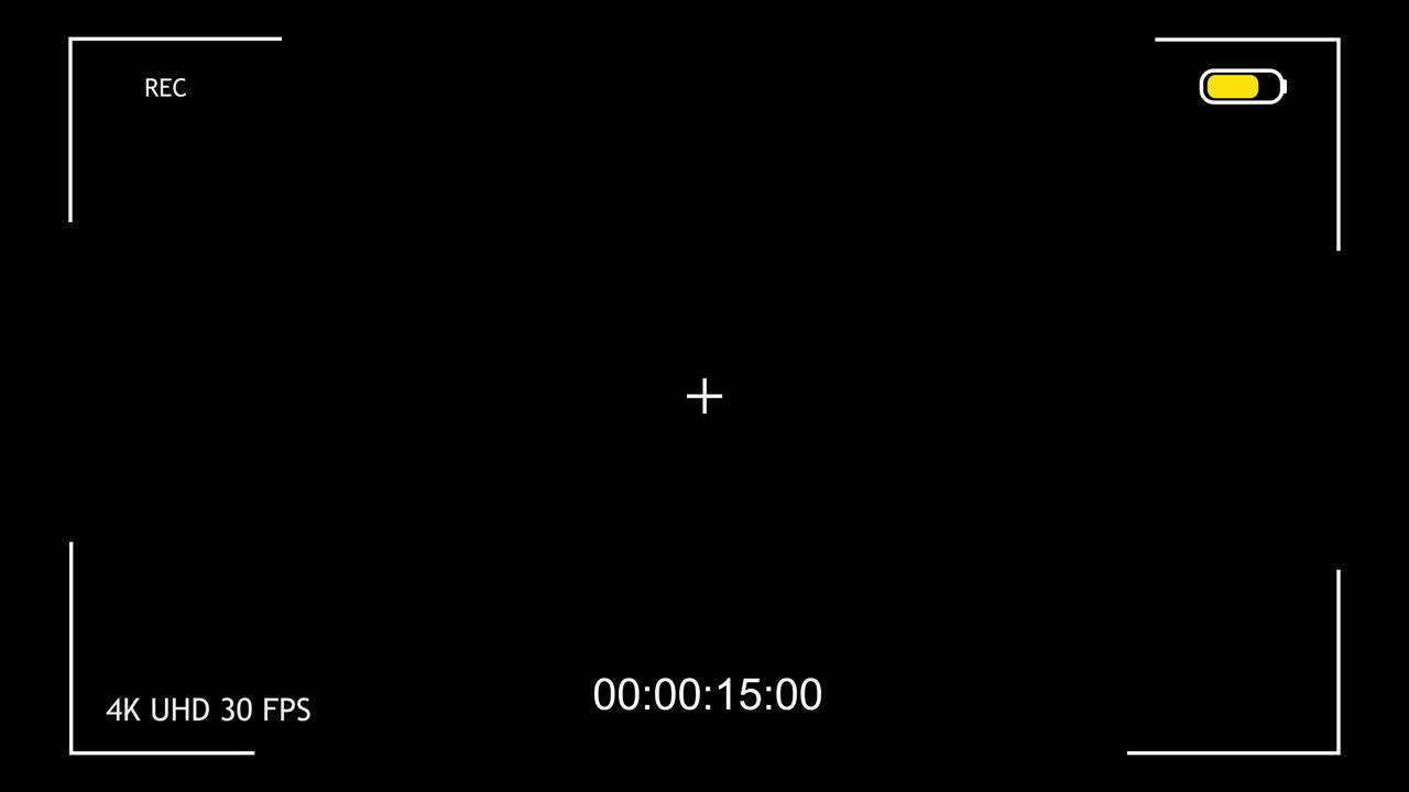 Camera Recording Interface Overlay with REC Indicator and Timecode