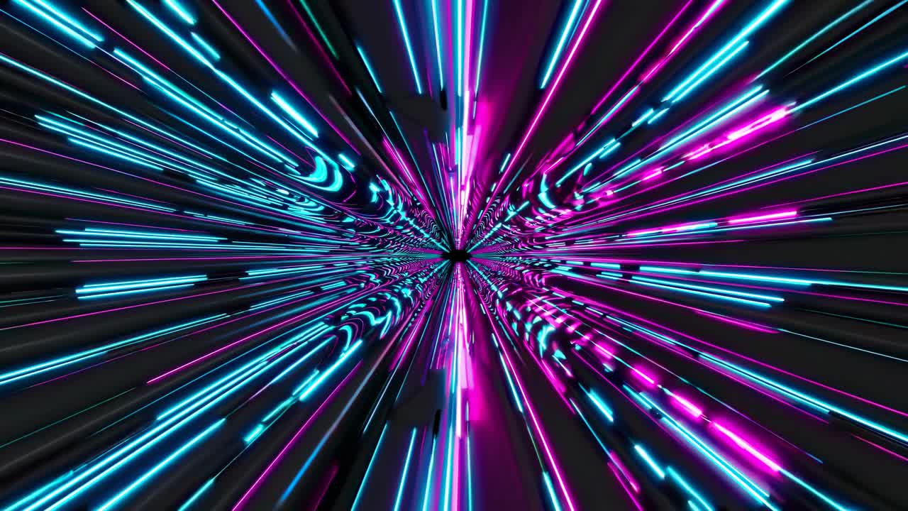 túnel de velocidad de neón