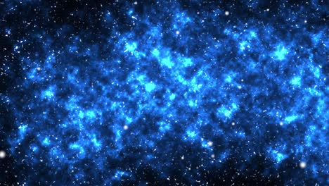 Animación-De-Volar-A-Través-De-Las-Estrellas-Y-Azul