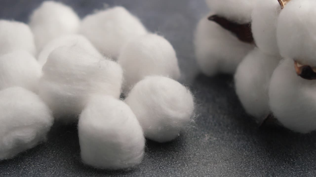 Close-up of Cotton Balls