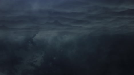 time laps of a severe thunderstorm over