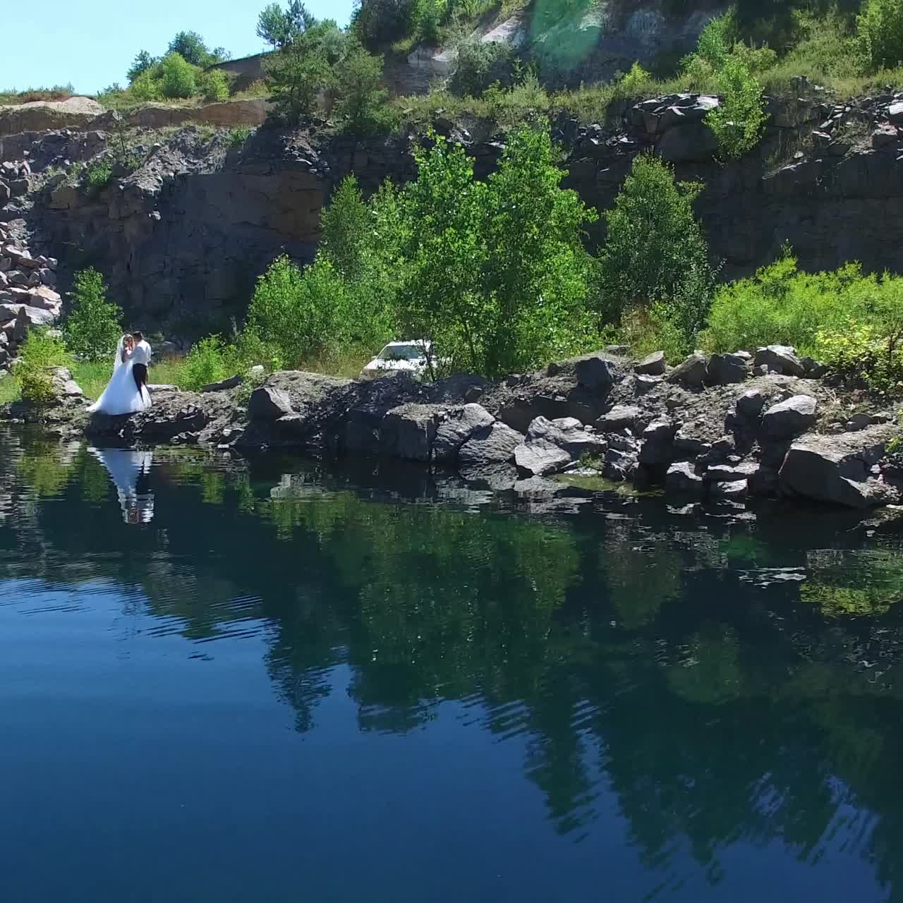Свадьба влюбленной пары