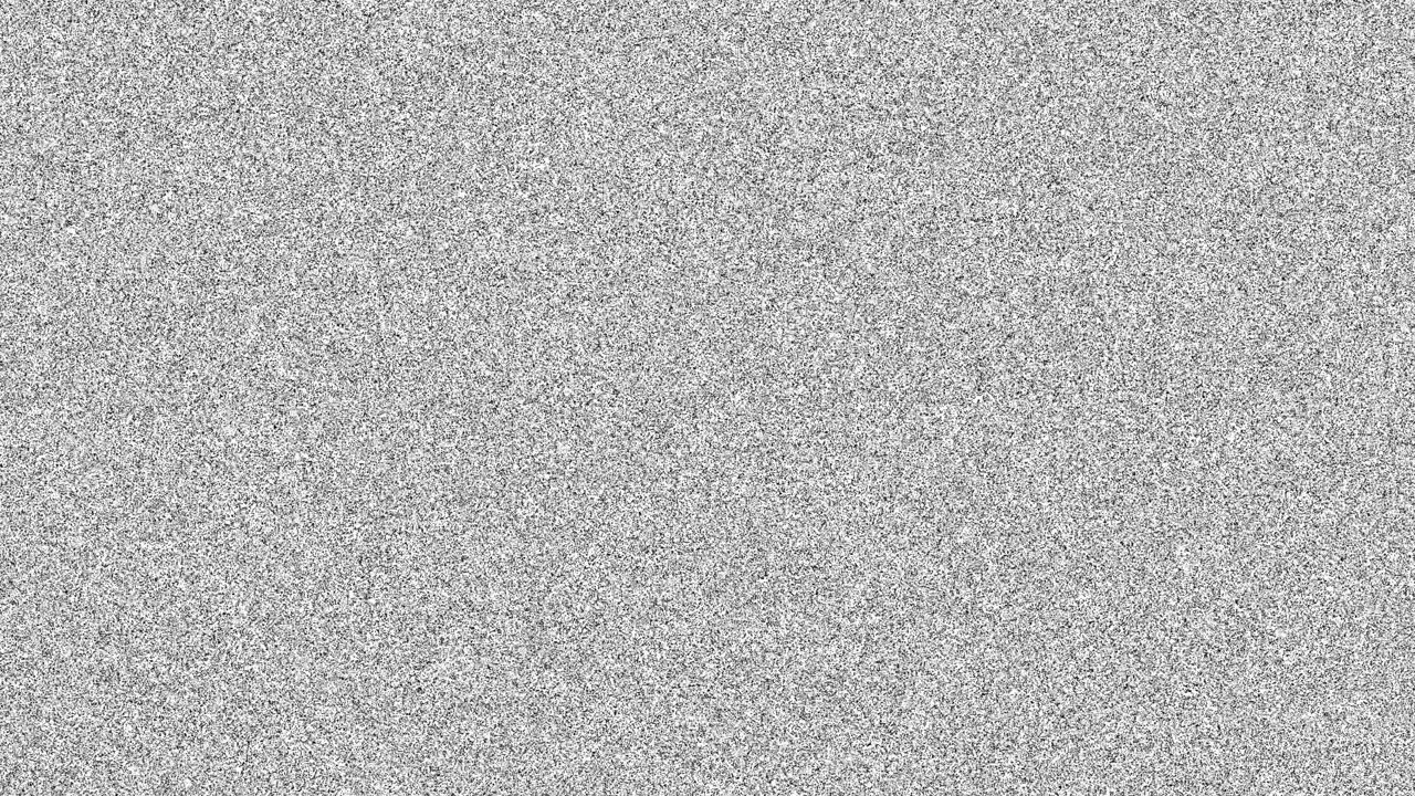 Chuvisco de Televisão Digital em Transição para Tela Branca