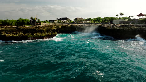 cliffs and crashing waves, creating mesmerising spectacle for visitors