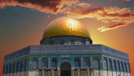 mezquita al-aqsa en jerusalén en el monte del templo