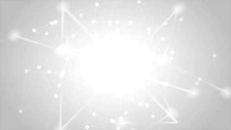 comunicación futurista abstracta animación de video de bajo poli