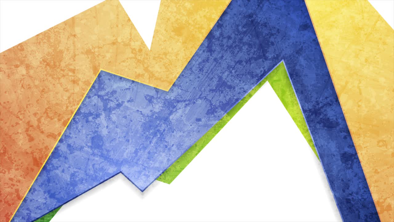 fondo de movimiento geométrico de tecnología grunge multicolor