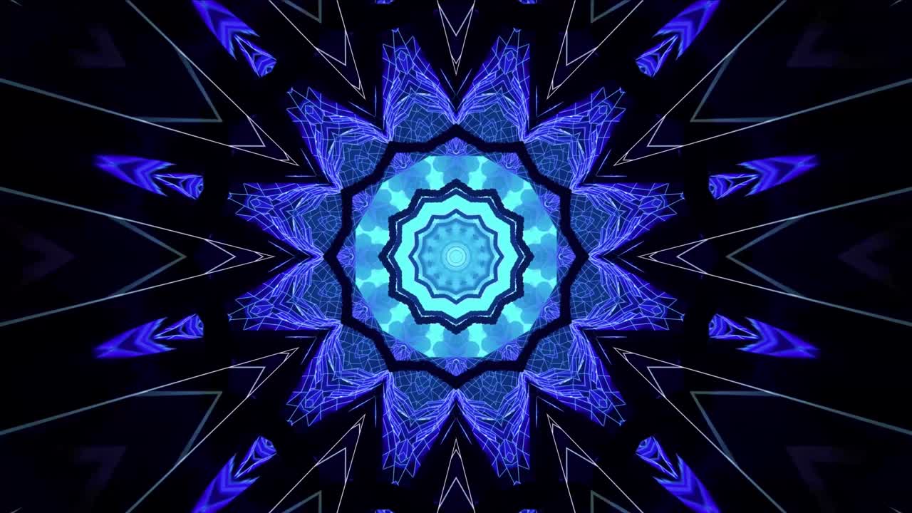 patrón de túnel de neón psicodélico para el fondo de la meditación de la conciencia