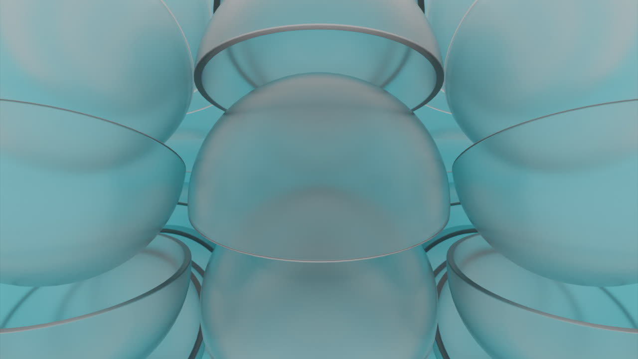 Abstract 3D Render of Interlocking Spheres