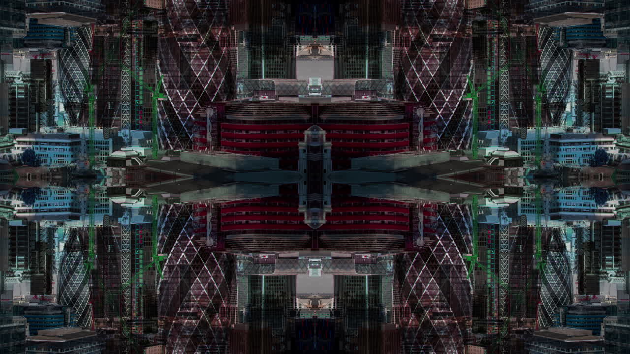 London Aldwych Skyline Abstract 4K 0 02