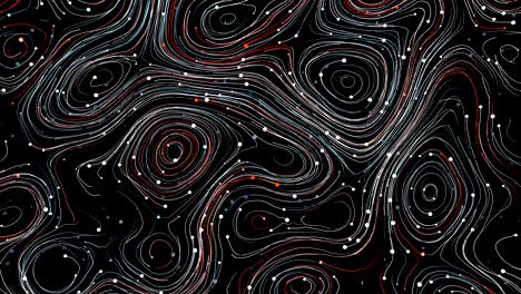 4k abstract neon swirls.