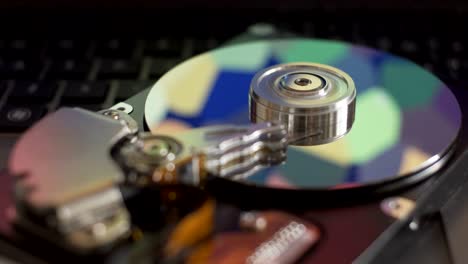 el disco duro de la computadora.