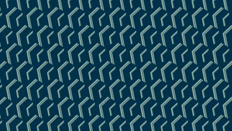 Graphic mesh moving on its own axis creating circles