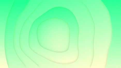 Animation-of-green-gradient-lines-waving-in-seamless-loop