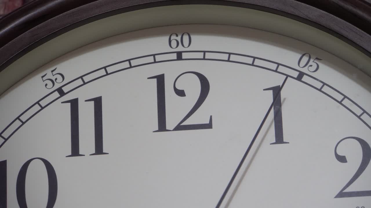 Second hand and numbers