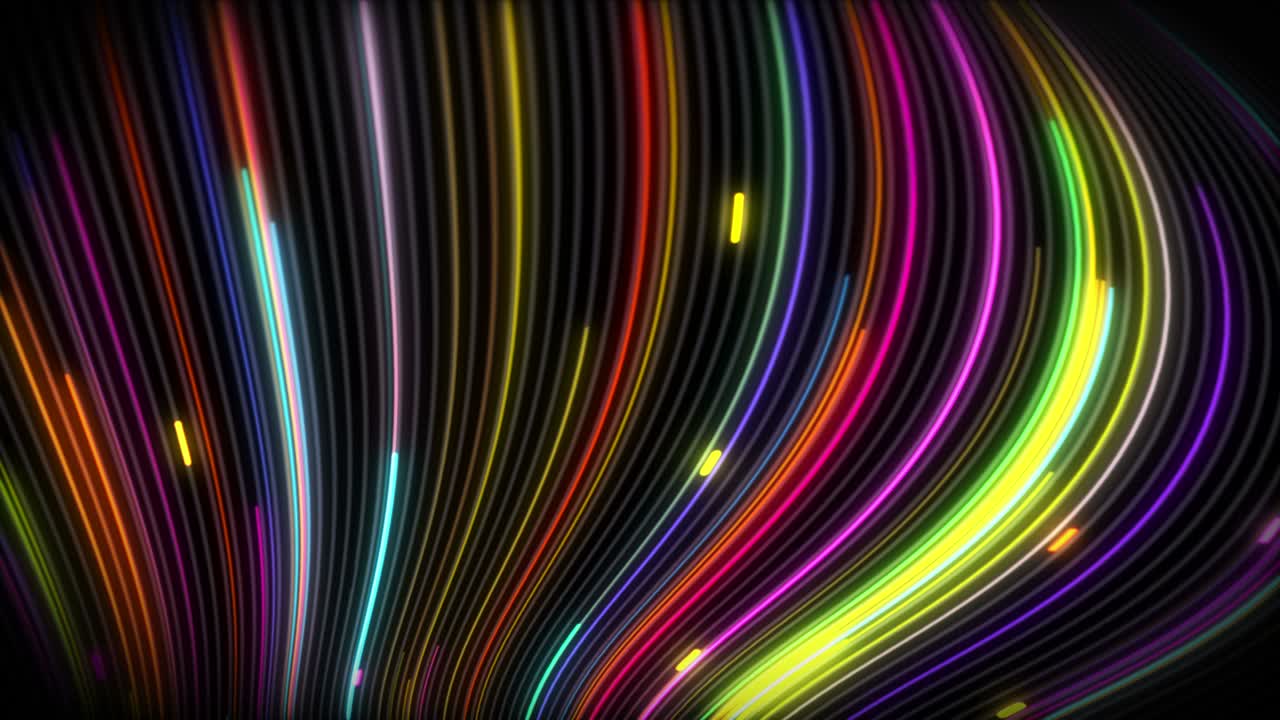 creciente vórtice en espiral flujos de luz en una superficie con líneas