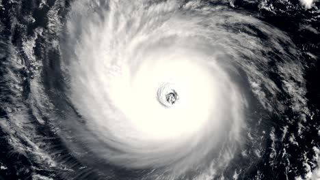 tormenta de huracán, tornado, vista por satélite. algunos elementos de este video proporcionados por la nasa.