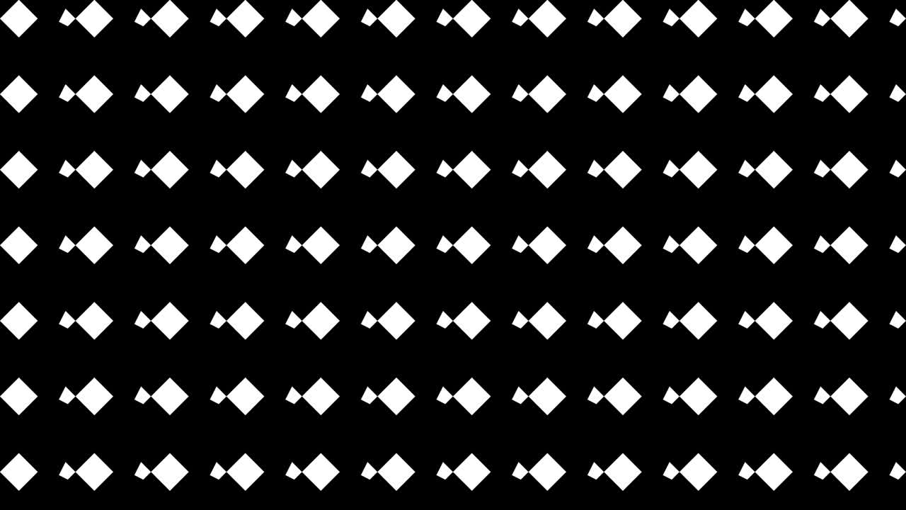 fondo de bucle de patrón negro y blanco