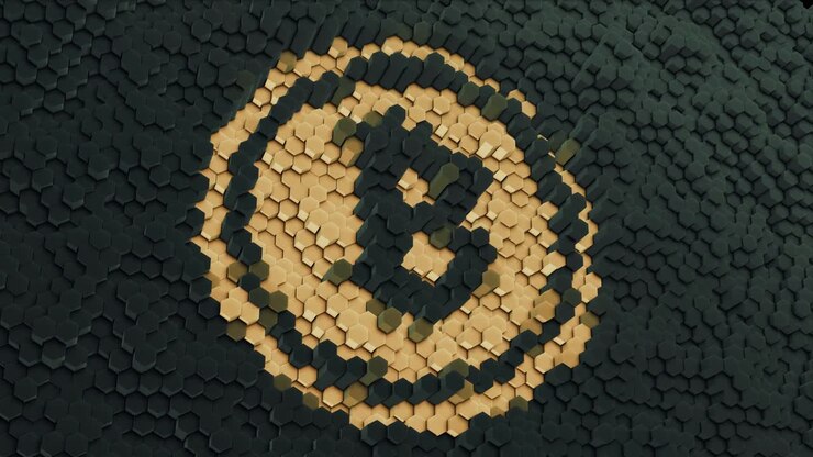 Sfondo astratto Bitcoin 4K