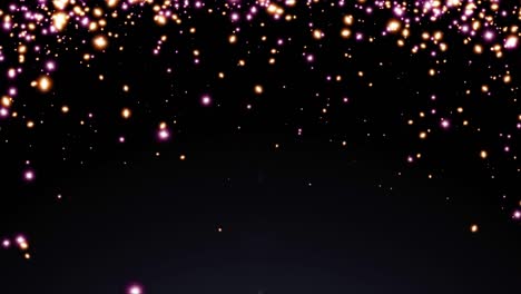 star glow flickering falling motion background