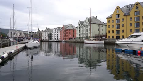 aksla at the city of alesund , norway