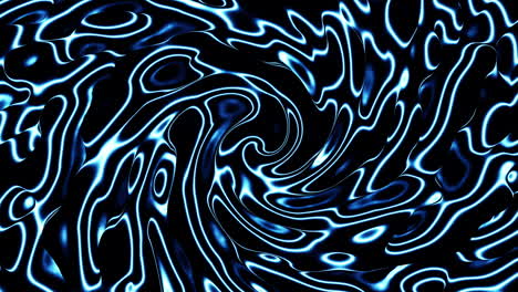 mesmerizing blue and black spiral pattern on a dark background