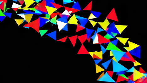 patrón triangular abstracto