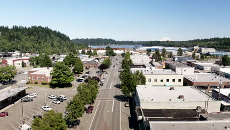 downtown shelton, washington on the puget sound