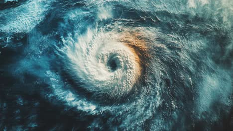 hurricane aerial view