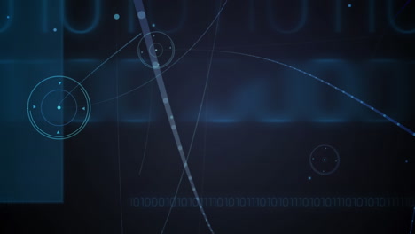 animación de la red de conexiones a través de codificación binaria